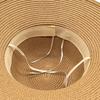 Foldable straw hat children summer small fresh versatile beach visor sun protection bucket hat