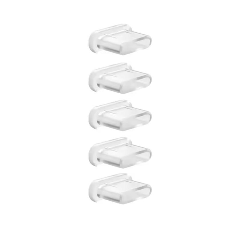 5/10Pcs Silicone Dust Plugs Type C Charging Port Protector Stopper Cap Cover For Phone Anti-Dust Plug