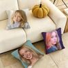 SydneyY SSweeney Actor Square DoubleSided Printed Pillow Case Bedroom Bedside Pillow Sofa Cushion Cover Gift