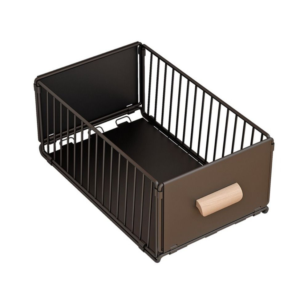 Faltbarer Ausziehbarer Schubladen Metall Aufbewahrungskorb Aufbewahrungsbox Ausziehbarer Einlegeboden Küchenaufbewahrung