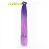 24 Zoll Ombre Yaki Straight Synthetische Haarverlängerungen Mädchen Farbe Geflochten Zopf Gummiband Box Braid
