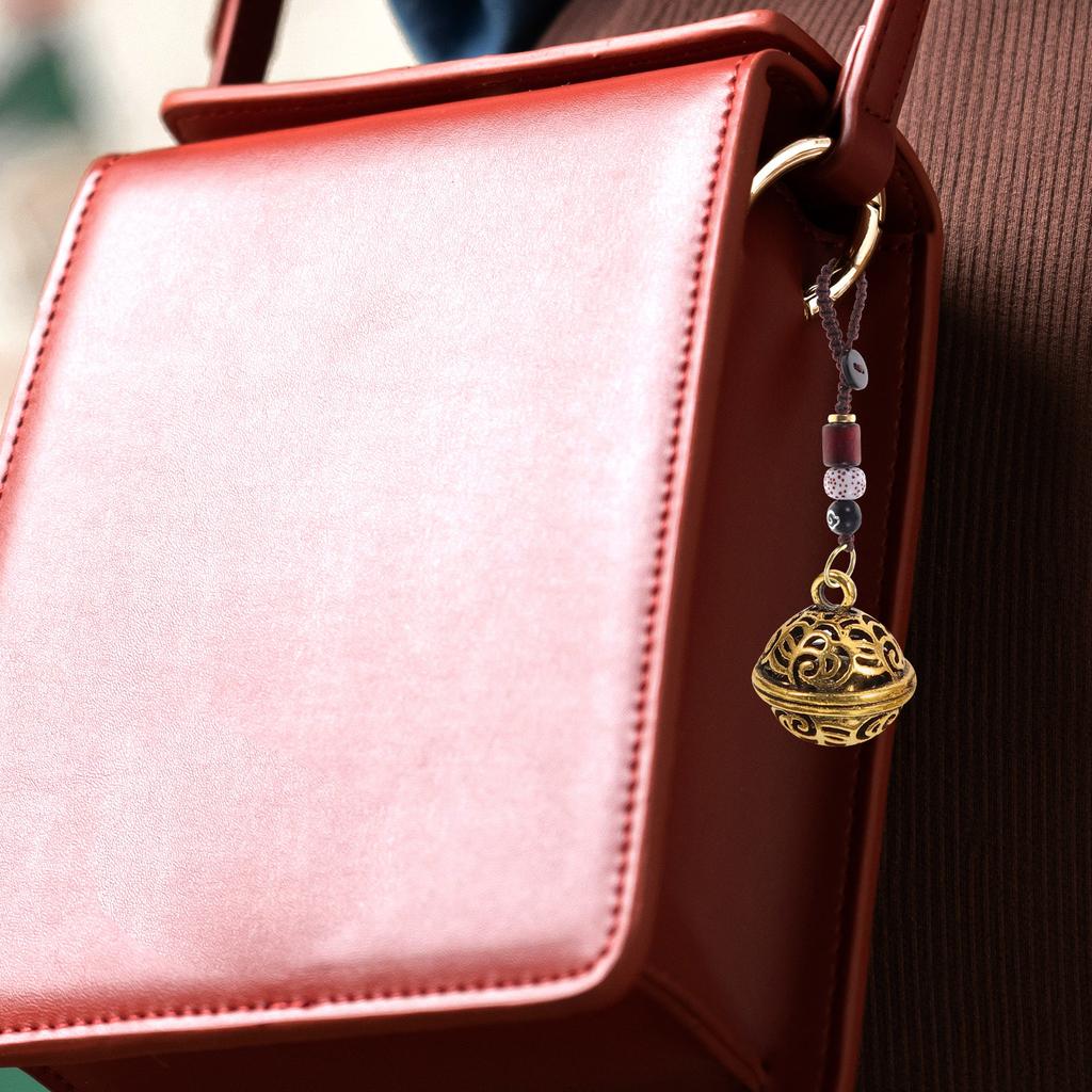 20pcs Crafts Bells 12mm Diy Bell Pendant Hanging Bell Charm Decor Alloy Mini Bells For Bag Pendant Craft Keychain Retro Ornament