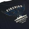 [Fuji Uniforms] Japan Self-Defense Force T-Shirt (Training Ship Shimakaze Type 2) JMSDF Quick-Drying Short Sleeve FireBird Shimakaze (NV, 3L)