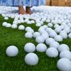 Hohe Qualität Indoor&Outdoor Übungsball Weiß Weiche Textur Sportgerät Golfball Luftball