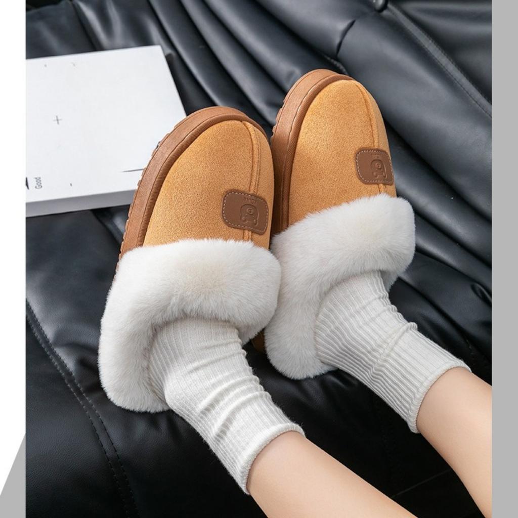 Männer und Frauen, Schuhe mit dicker Sohle, Plüschschuhe, Rutschfeste Schuhe, Innen- und Hausschuhe, Atmungsaktive Schuhe, Warme Schuhe