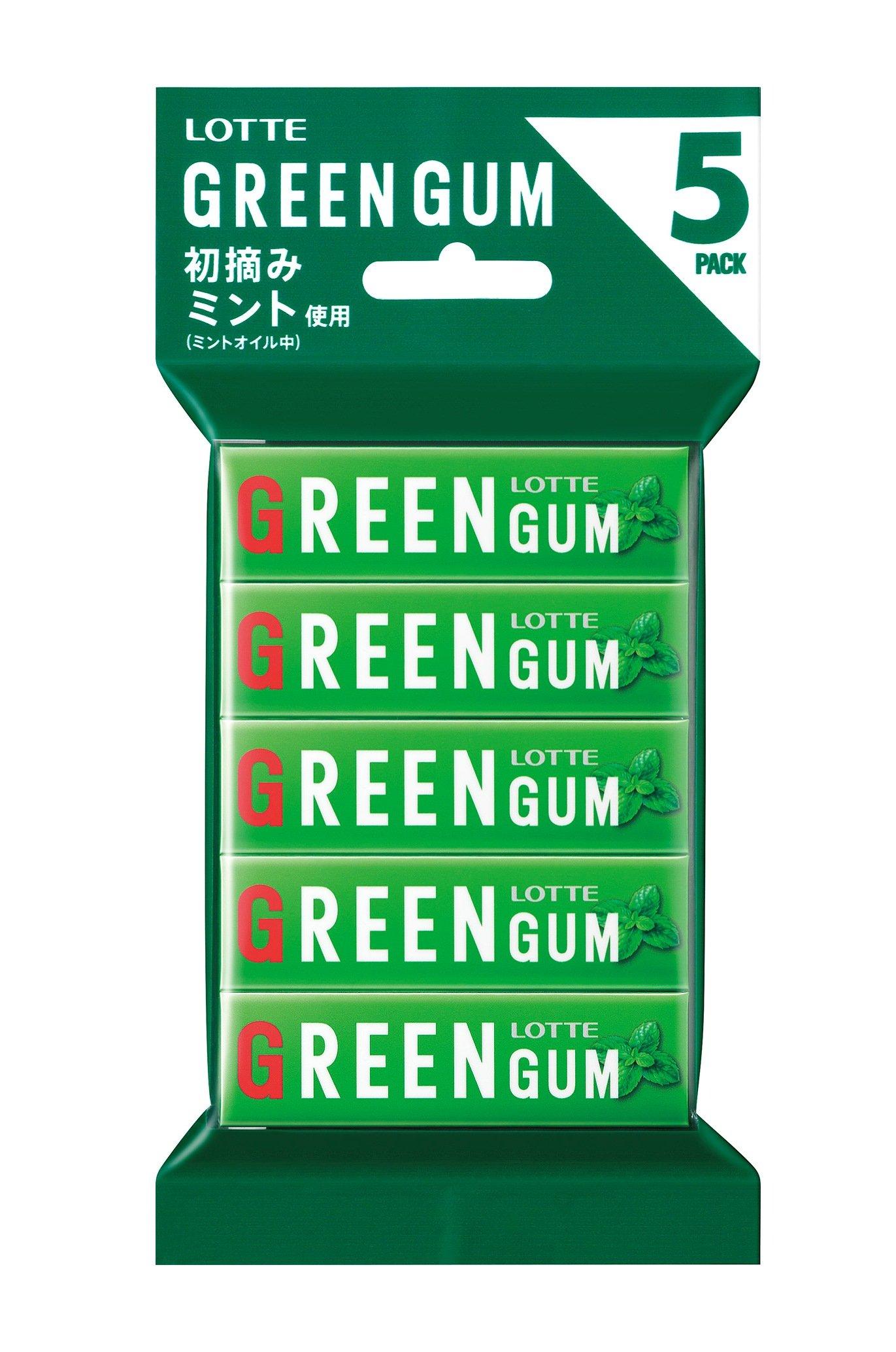 

Lotte Green Gum 5 шт. 9 шт. (х 5)