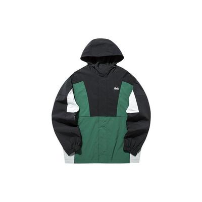 Anta Lifestyle Series Logo Patch Zipper Hoodie Jacket Men Jacket Pond-Green 952138610-3