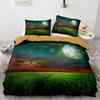 Starry Sky Duvet Cover Twin Size Universe Decor Twin Bedding Set Microfiber Outer Space Theme Milky Way Galaxy Comforter Cover