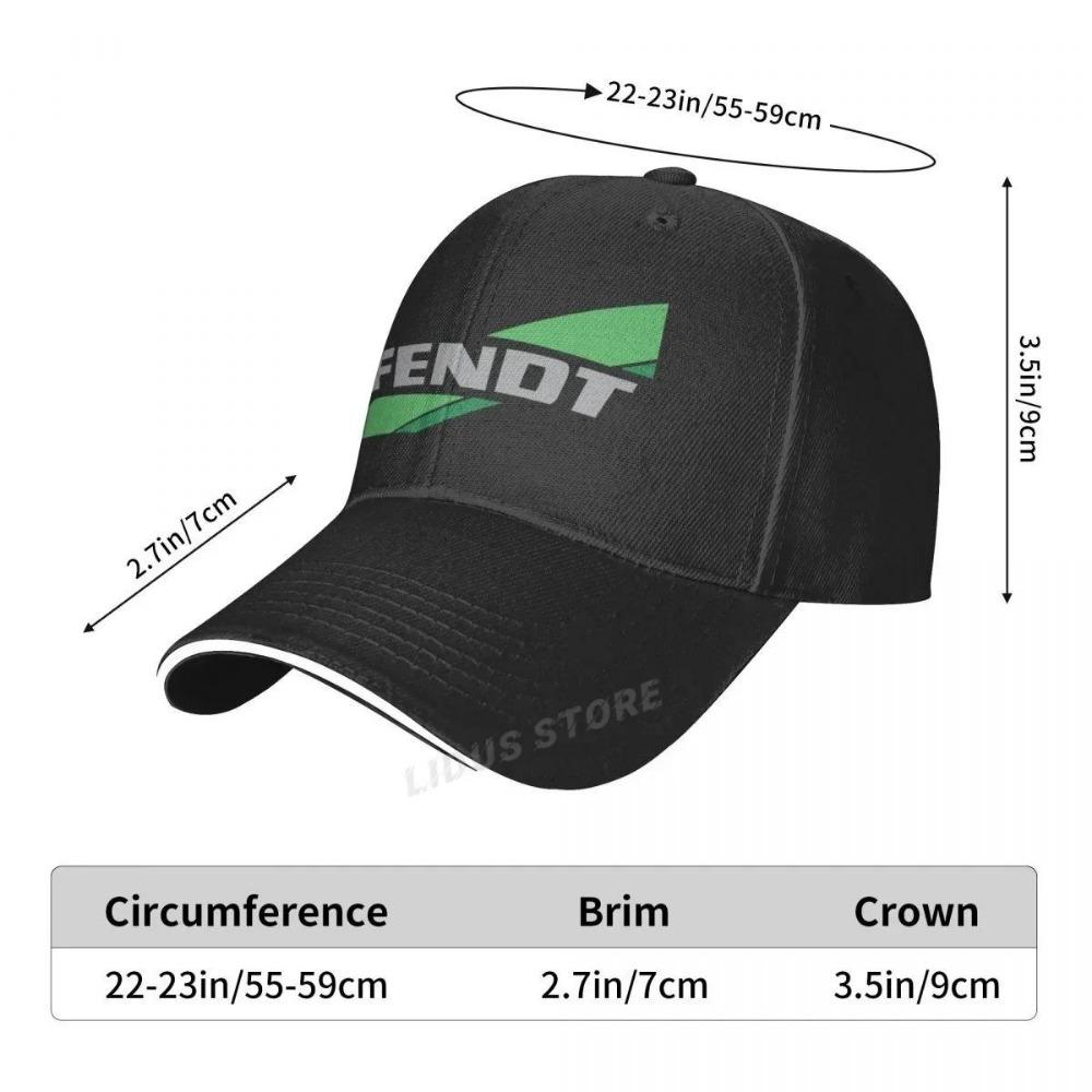 Zemědělský traktor Zemědělství Fendt Baseballová čepice Módní Cool Fendt Klobouk Unisex Čepice