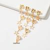 Gold & Silver Plated Dreadlock Hair Extension Rings - 20pcs Star Design DIY Accessory Set