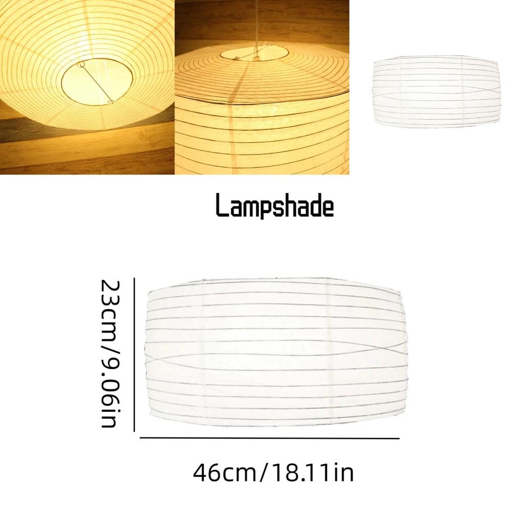 Nordic Style Pendant Light With Drum-shaped Lantern Lampshade Ideal For Living Room Bedroom Study And Dining Room