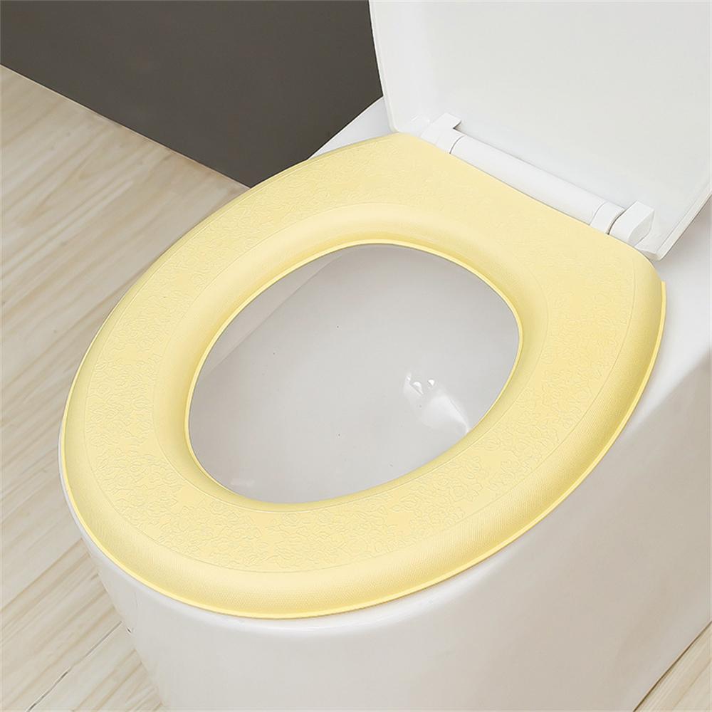 Waterdichte Zachte Toiletbrilhoes Badkamer Wasbare Closetzitting Mat Kussen O-vorm Toiletbril Bidet Toiletdeksel Accessoires