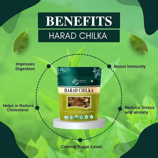 Birju Mahavir 400 Gr Badi Harad Chilka - Yellow Terminalia Chebula Without Seed, Natural (BMPL-331)