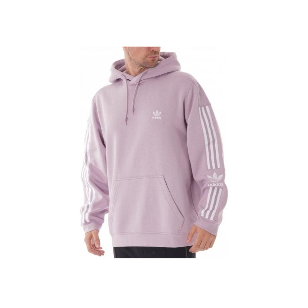 adidas Originals Lock Up Drawstring Hoodie Men Tops Light-Purple ED6126