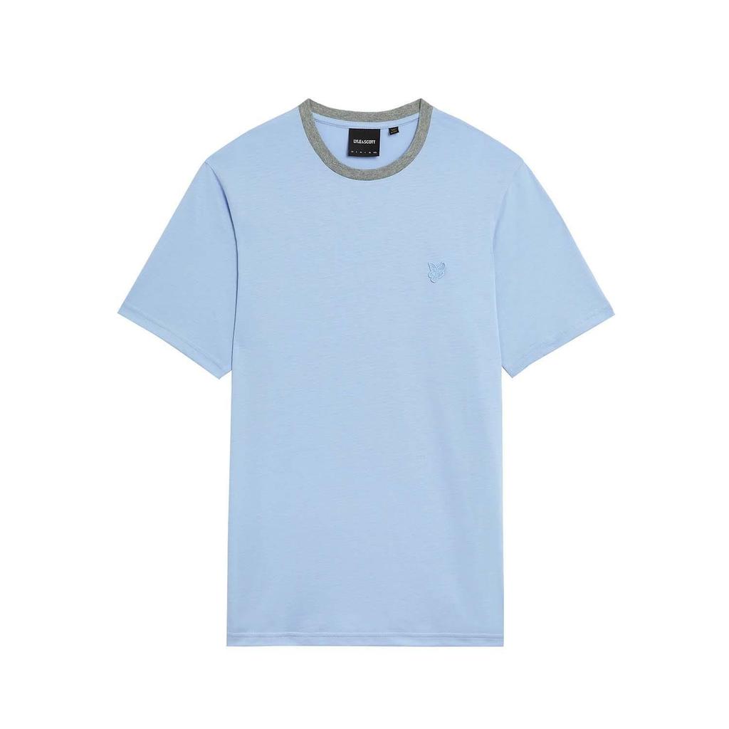 Lyle & Scott Mens Superfine Contrast Collar T-Shirt