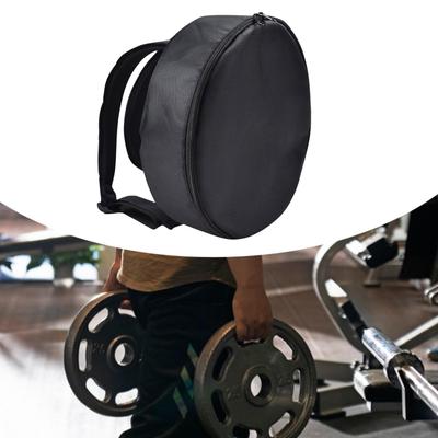 Viktad ryggsäck för gym Viktplattförvaringspaket Oxford Hantelplattor Ryggsäck Bärväska