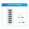 30W 6-Port QC3.0 Multi-Plug Fast Charger for EU, US, UK, & Korea