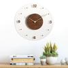 Transparent Digital Wall Watch Solid Wood Scale Clock Durable Hanging Clock  Office