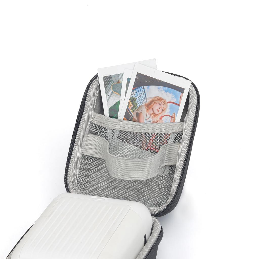 HIYQIN Polaroid Go Case, Polaroid Go Dedicated Storage Bag, Hard EVA Case with Wrist Strap, Large Capacity, Shockproof, Scratch-Resistant