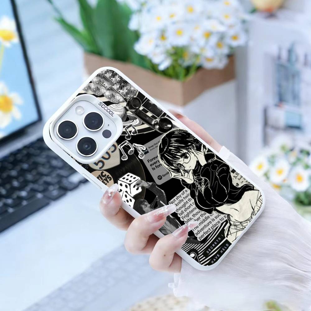Anime Wallpaper  Phone Case For IPhone 16 17 15 14 12 13 Pro Max white Color Shockproof Cover