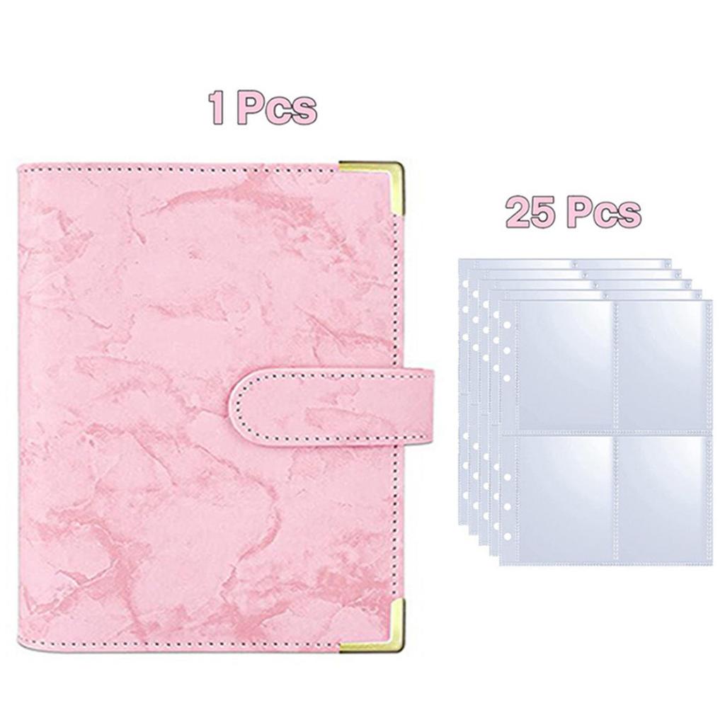 25 Pages Photo Card A5-Binder  Photo Albums Idol Cards Loose-leaf Collect Book Binder Photocard Holder