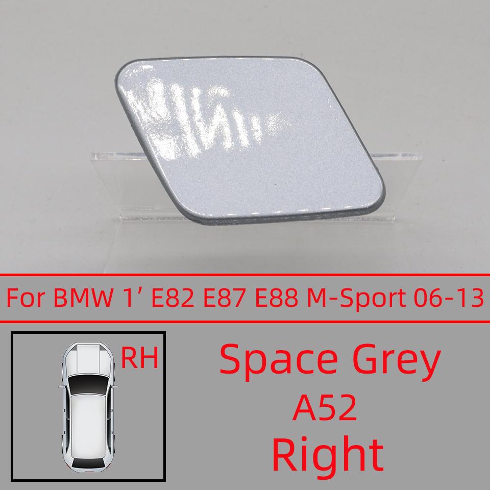For BMW 1 Series E81 E82 E87 E88 LCI M SPORT 2005-2013 Front Headlight Headlamp Washer Nozzle Cover Cap 61677837431 61677837432