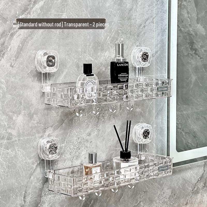 

Полка для хранения в душе и ванной на присосках, без сверления