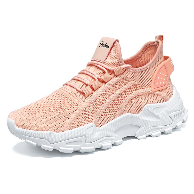 Plus Size Women's Breathable Casual Sneakers: Versatile Solid Color Running Shoes