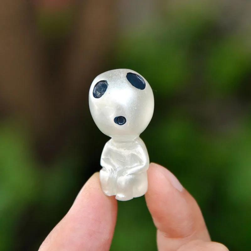 10pcs Luminous Ghost Micro Landscape Accessories Outdoor Miniature Decor Glow In Dark Tree Elves Fairy Garden Decoration
