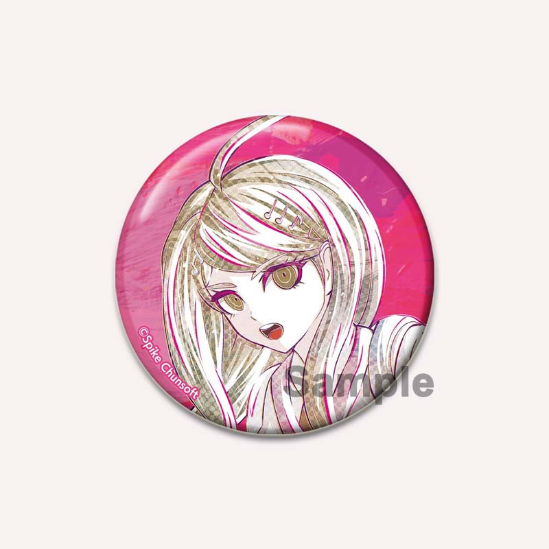 32/44/58MM Inferenz Abenteuer Spiel Anime Broschen Danganronpa HD Print Abzeichen Rucksack Kragen Cartoon Revers Pins Schmuck Geschenke Zubehör