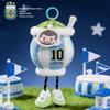 Llavero Peluche Perfumado Oficial de la Selección Argentina de Fútbol, Figura Número 10 Messi, Regalo Coleccionable para Aficionados, 2026 Usmn