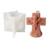 Q1JB Flexible Silicone Mold for Making Exquisite Plaster Fairy Figurines Molds
