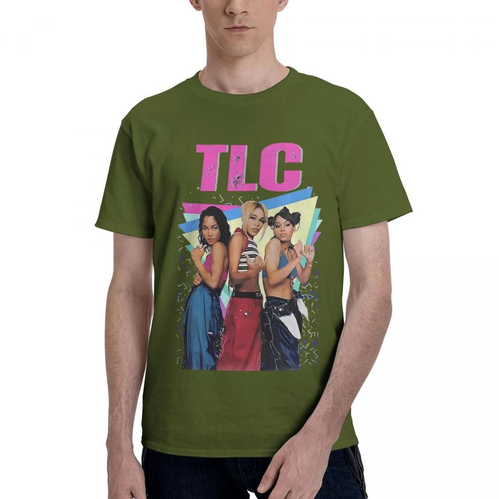 90s TLC Girls Band 100 Cotton Casual Breathable Confortable Kawaii Funny Ugus TShirts Mens Wear