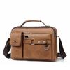 2025 Men's Bag Shoulder Bag Husband Soft PU Leather Business Handbags Messenger Bags Fashion Man Crossbody Bag