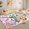 Cartoon Sofia die Erste Prinzessinnen-Muster Teppich - Raumdeko, Maschinenwaschbar und Weich, Perfekt für Schlafzimmer Spielmatte, Wohnzimmer