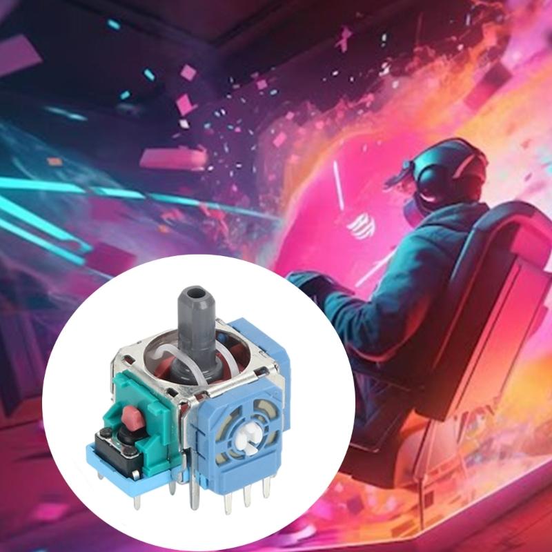 Control PCB with Blue Potentiometer Sensing Module Resistor for Gamepad Controller, Solve Stick Drift Optimally Gameplay