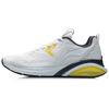 Li Ning Cushioning Slip Resistant Abrasion Resistant Low Top Running Shoes Unisex Gray Yellow ARHR049-1