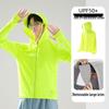 Unisex Outdoor UV Protection Clothing with Detachable Brim - UPF 50+ Breathable Summer Fishing Wear