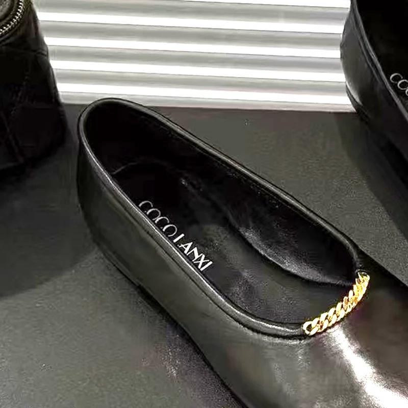 Fashion Women Flats Shoes Platform Shallow Shoes Fashion Dress Loafers Shoes Sport Woman Sneakers 2025 Spring Trend Chain Mujer Zapatos