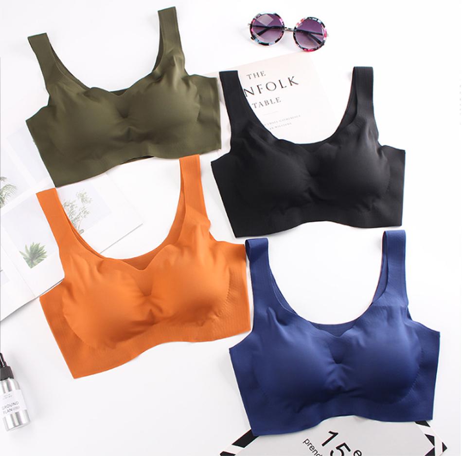 

Спортивный бюстгальтер, бюстгальтеры пуш-ап для женщин, бесшовный активный бюстгальтер без косточек, удобный бюстгальтер-жилет, топы, нижнее белье для сна, женское нижнее белье