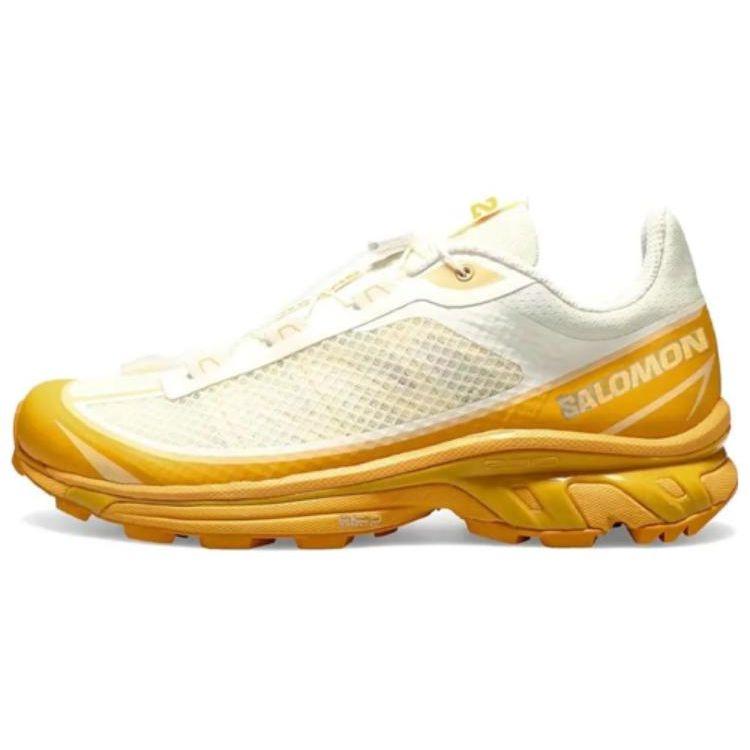 Salomon XT-6 FT Vanilla Buckskin Comfortable Sports Low-Top Casual Urban Commuting Running Shoes Unisex sneaker White Yellow 471514