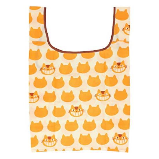 

Marushin My Neighbor Cat Bus Pattern Eco Bag ECO BAG with Storage Bag Yellow [Totoro]