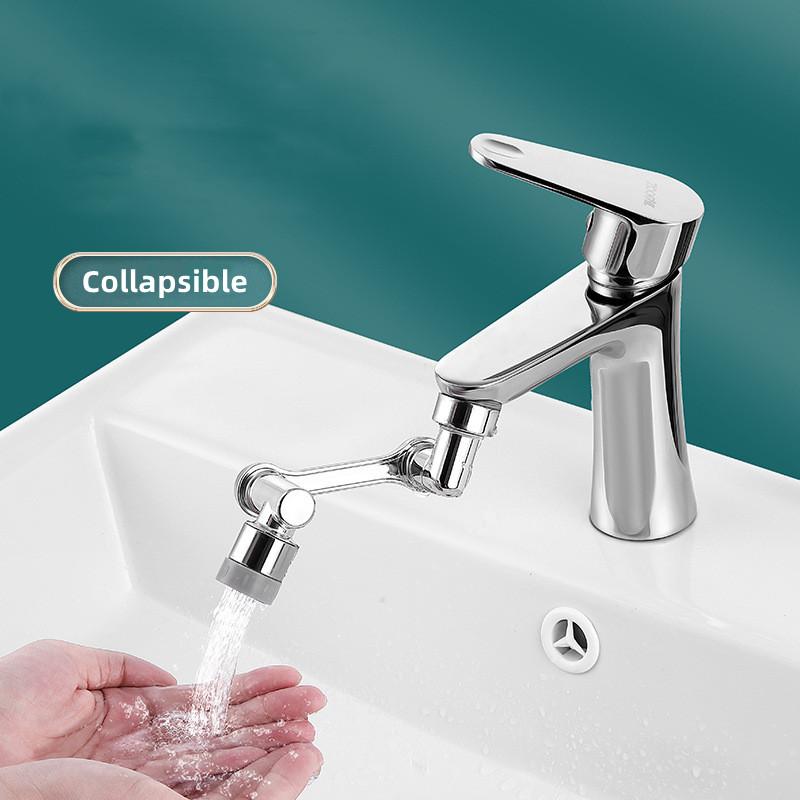 Mechanischer Arm Universalhahn 1080 Grad Wasserhahn Badezimmer Waschbecken Wasserhahn Bubbler Einzelgetriebe Doppelgetriebe optional