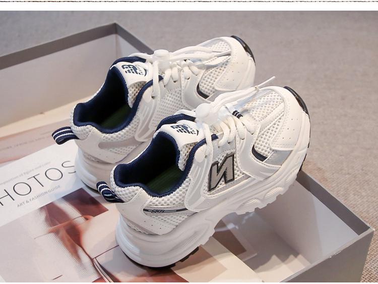 Kids' Fashion Sneakers 2026: Breathable Mesh Casual Sports Shoes for Boys & Girls - New Spring/Autumn Collection