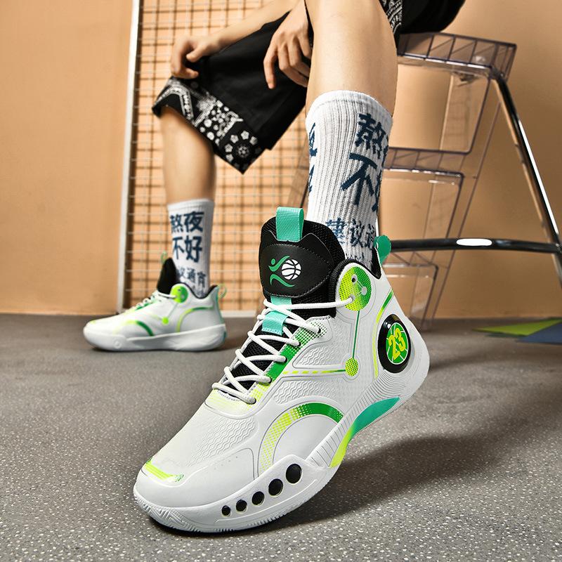 Sneakers Spring and Autumn New Men's High Top Basketball Shoes Boots Teen Student Competition Sneakers Couple Casual Shoes Women