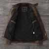 Chinese Size Men Leather Jacket Style Brown Genuine Cowhide Coat Soft Slim Fit Spring Vintage
