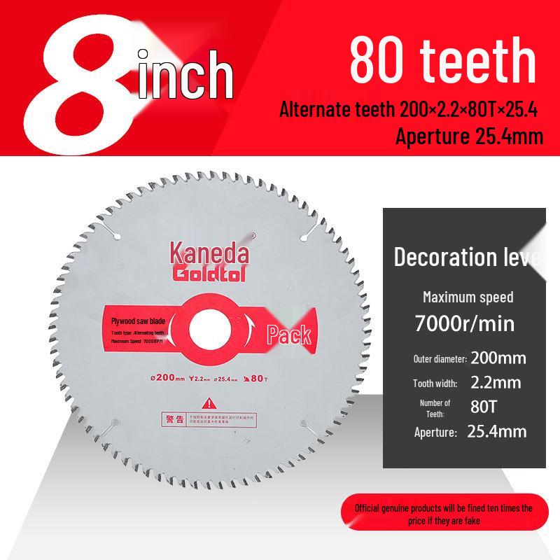 Jindian 4" & 10" Woodworking Saw Blades for Handheld Circular Saws & Angle Grinders