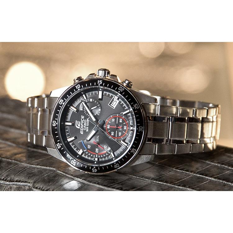 CASIO Men's EFV540D-1A Edifice Chronograph Stainless Steel Watch Black Watch EFV-540D-1AVUPR