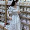 Moonlit Floral First Love Dress - White Fairy, Forest Style, Sweet French Summer Long Dress