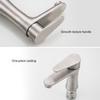 Stainless Steels Cold Water Tap Faucet Single Lever Bathroom Tap with 60cm Hose Kitchen Sink Water Tap Easy to Install